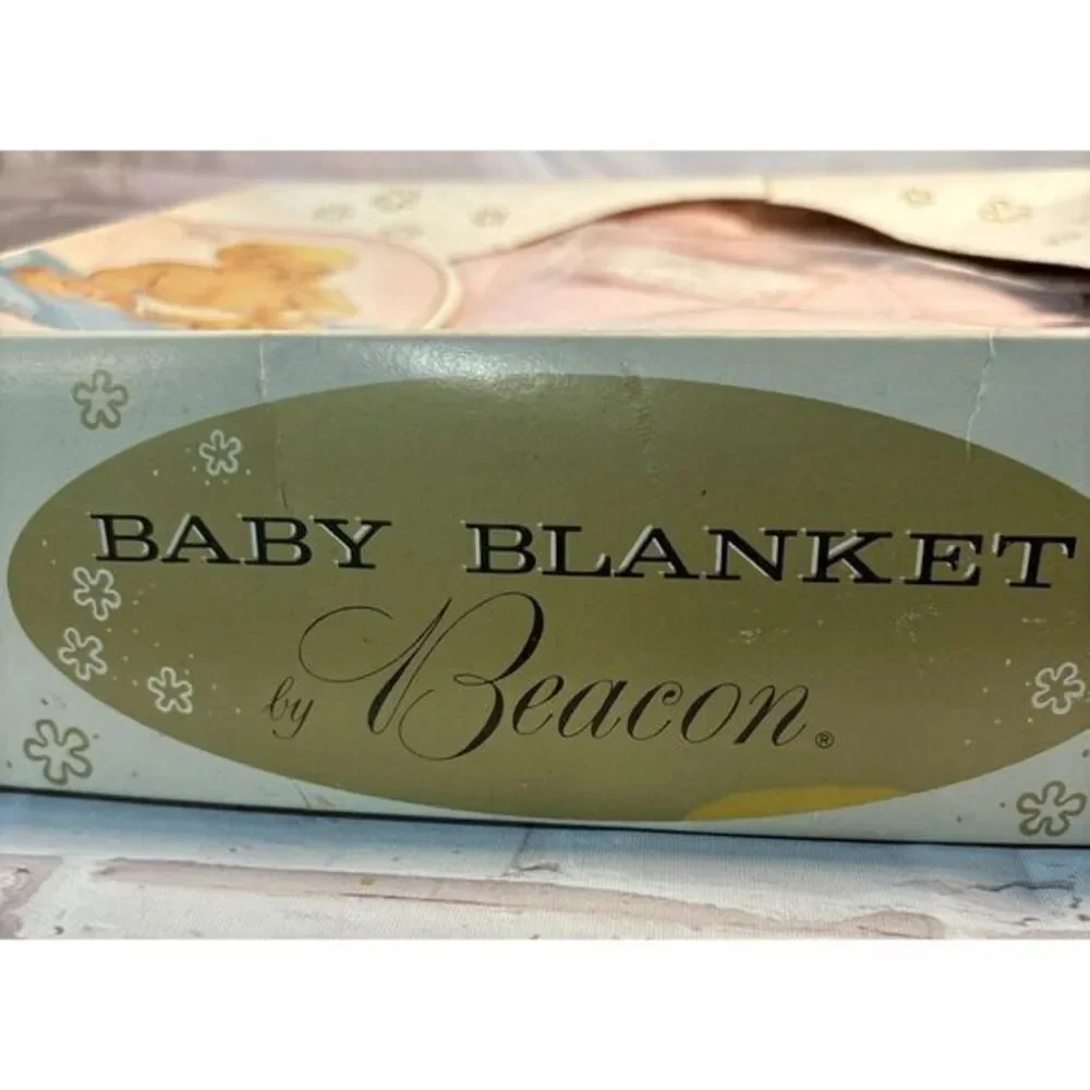 Vintage Beacon Pink W/Silky Edge Baby Blanket 36